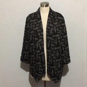 Cato: Open front cuffed sleeve blazer